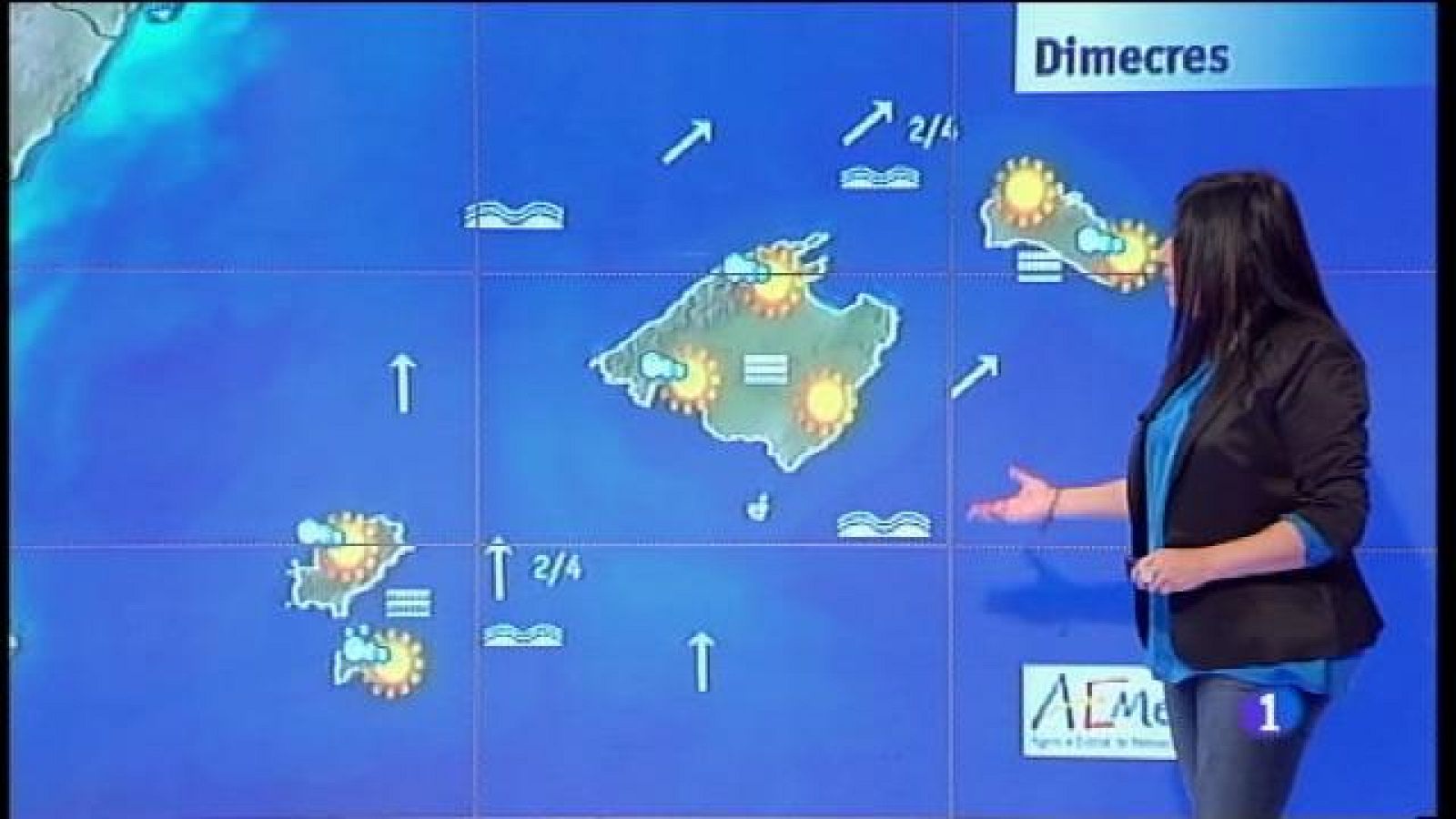 El temps a les Illes Balears - 01/12/15