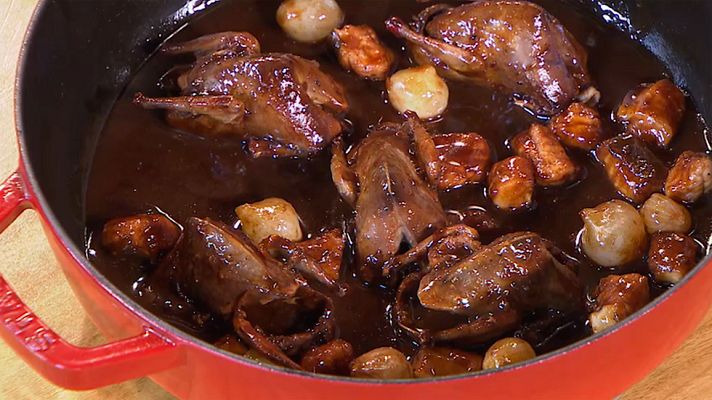 RTVE Cocina - Tórtolas en salsa de congrio