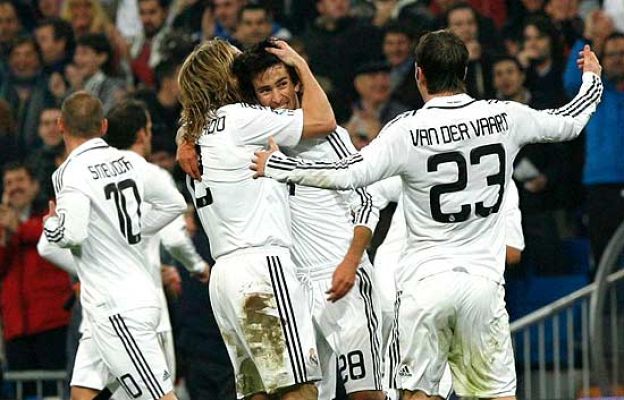 Copa del Rey - Primer gol de Bueno en el Bernabeu