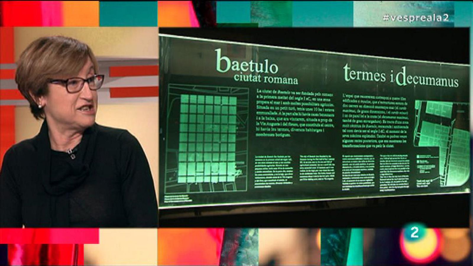 Vespre a La 2 - Entrevista a Margarida Abres, directora del Museu de Badalona