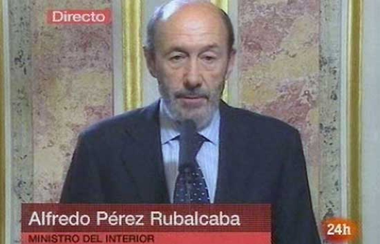 Rubalcaba comparece tras la detención de los dos etarras | Ver