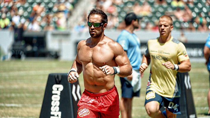 Telediario 1 - Rich Froning, estrella del crossfit, se exhibe en Madrid