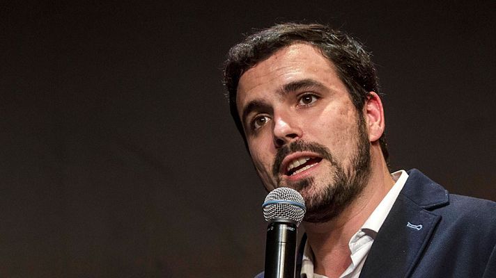 Telediario 1 - Garzón defiende la necesidad de ir a un proceso constituyente para una reforma total de la Carta Magna