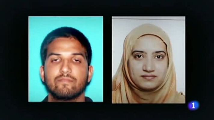 Telediario 1 - El FBI tratan de averiguar cómo y cuándo se radicalizaron los autores del tiroteo de San Bernardino