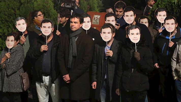 Telediario 1 - Unidad Popular y UPYD critican la exclusión de sus candidaturas del debate