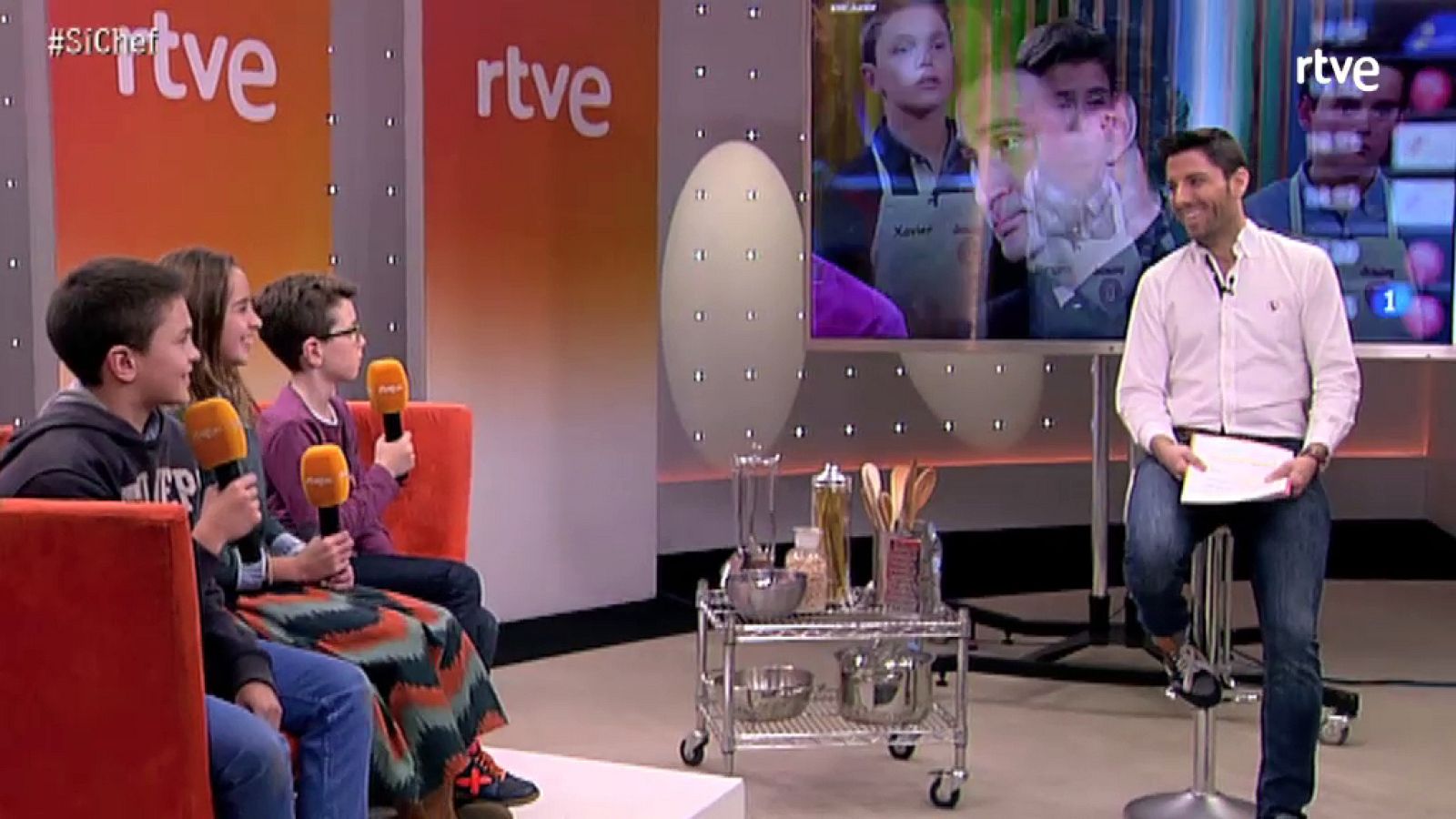 Sí, Chef: Vídeoencuentro con María Querol, Xavier y Hugo en RTVE