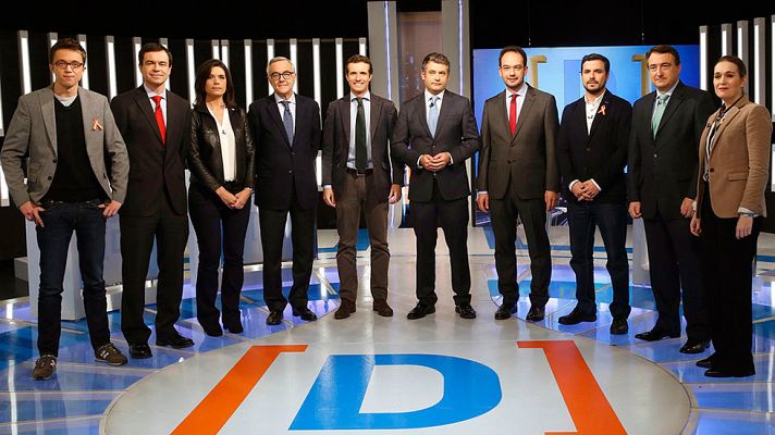 Telediario 1 - La economía y las políticas sociales centran el debate a nueve