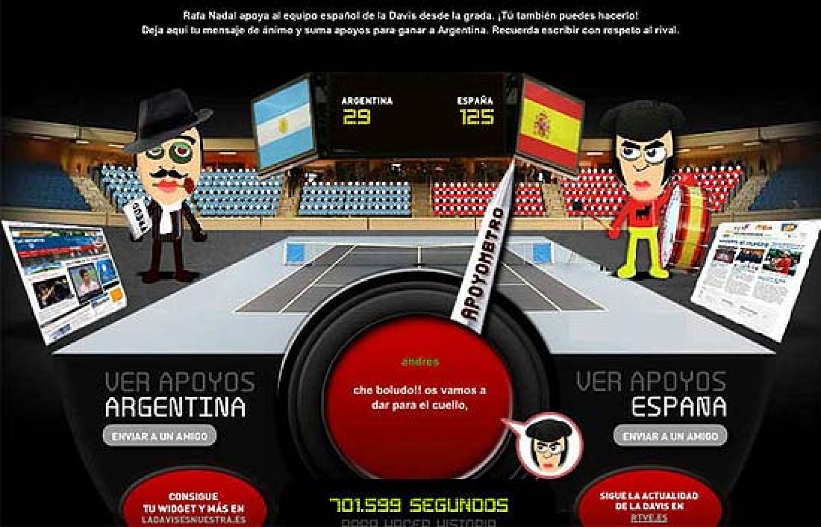 Apoya a España en 'La Villa'