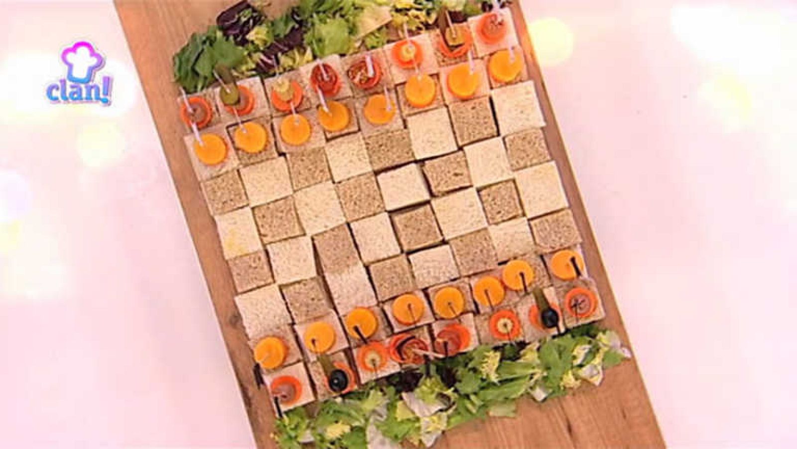 Receta Exprés - Ajedrez de york y queso - Cocina con Clan | Ver