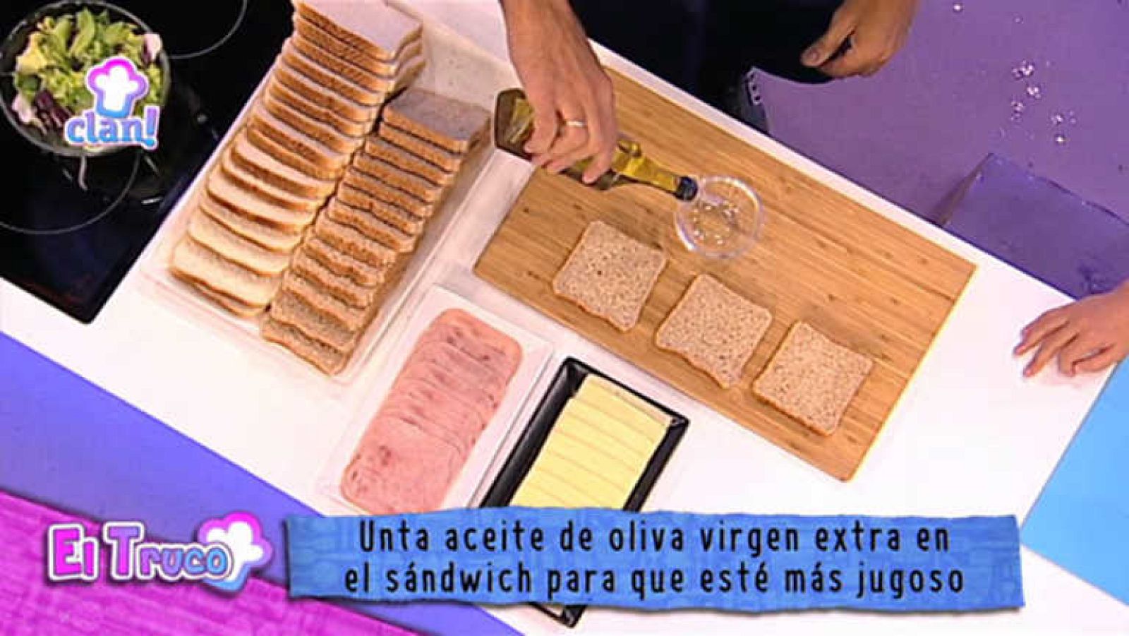 Truco - Cómo hacer que un sandwich esté jugoso - Cocina con Clan | Ver