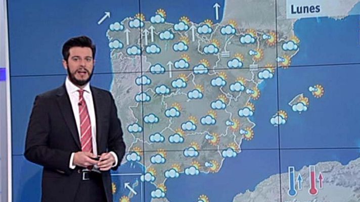 El tiempo - Precipitaciones en el oeste peninsular y temperaturas suaves
