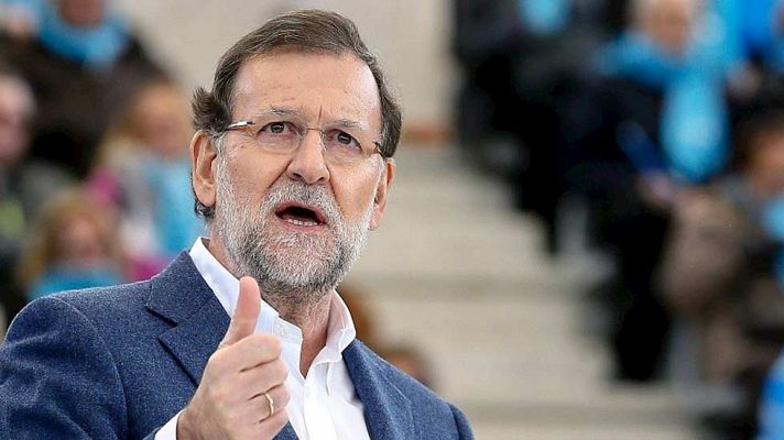 Telediario 1 - Rajoy: "Espero que podamos explicar nuestra visión de España y lo que pretendemos hacer en el futuro"