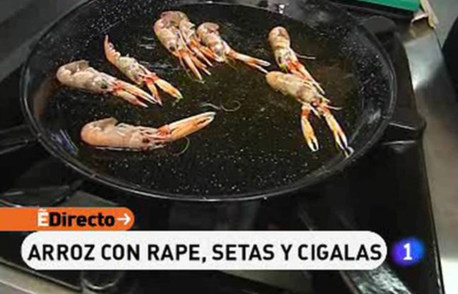 España Directo - Arroz con rape, setas y cigalas - RTVE Cocina | Ver