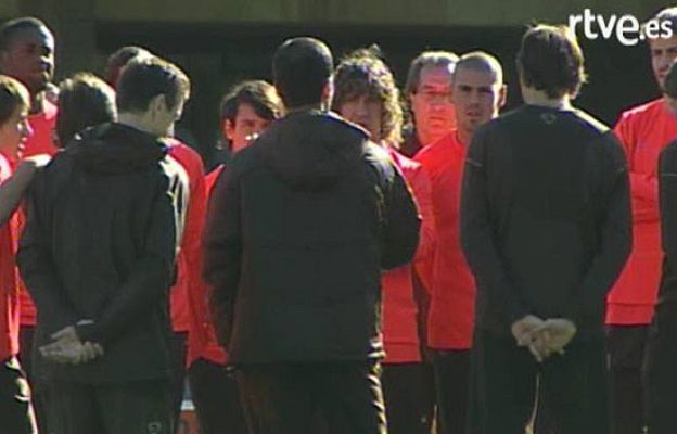  - Guardiola bronca a sus jugadores