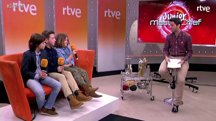 MasterChef Junior - Sí, Chef: Vídeoencuentro con Covadonga, Mauro y Bruno