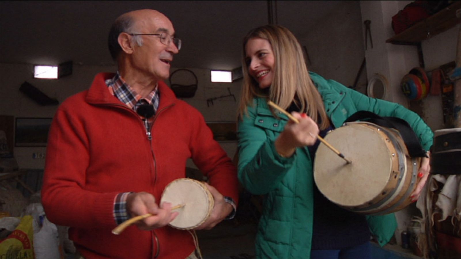 ¿Un membranófono de fricción?