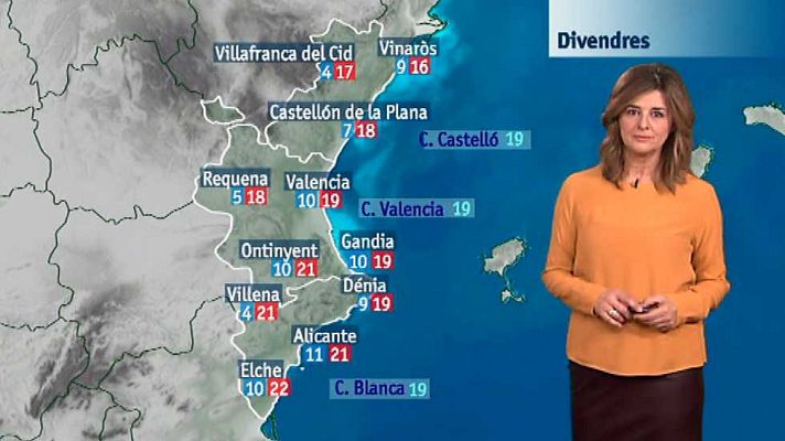 L'informatiu - Comunitat Valenciana - El tiempo en la Comunidad Valenciana - 17/12/15