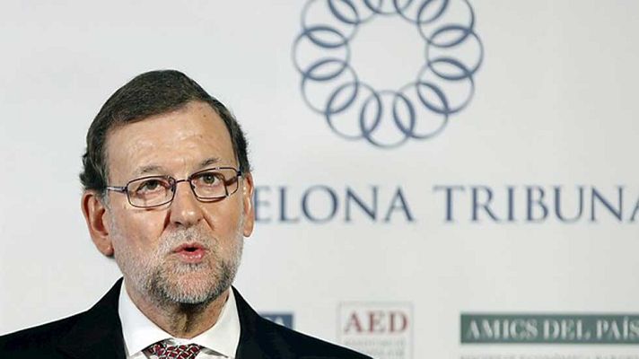 Telediario 1 - Rajoy, sobre Rivera: "Si no me respalda, apoyará a Iglesias"