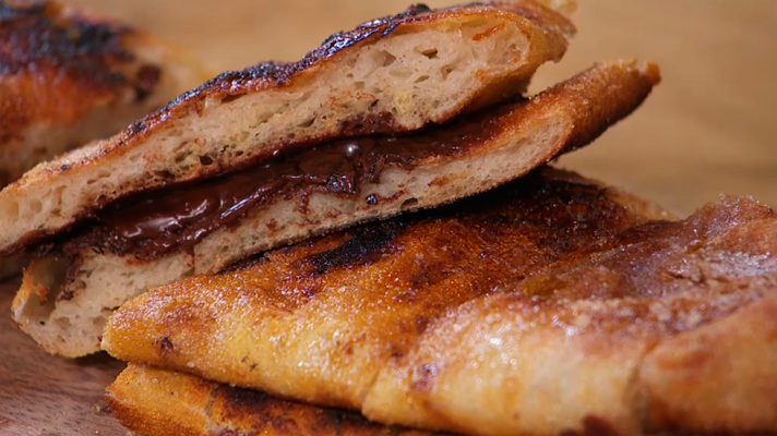 RTVE Cocina - Receta de coca a la brasa con chocolate