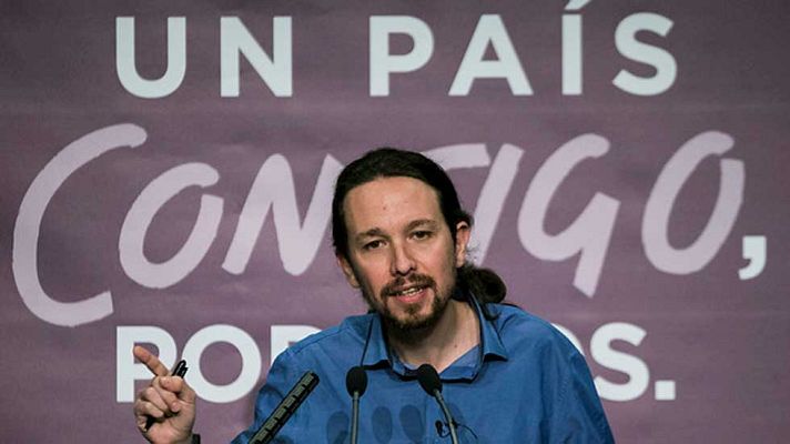 Telediario 1 - Podemos votará 'no' al PP y condiciona su apoyo al PSOE a un referéndum en Cataluña