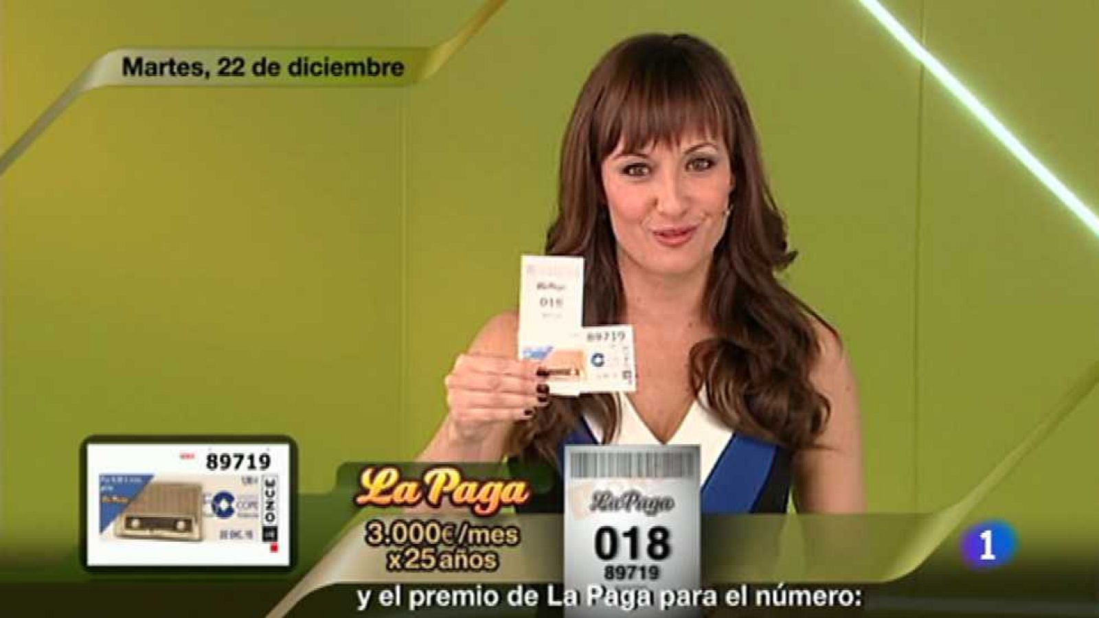 Sorteo ONCE - 22/12/15 - Ver ahora