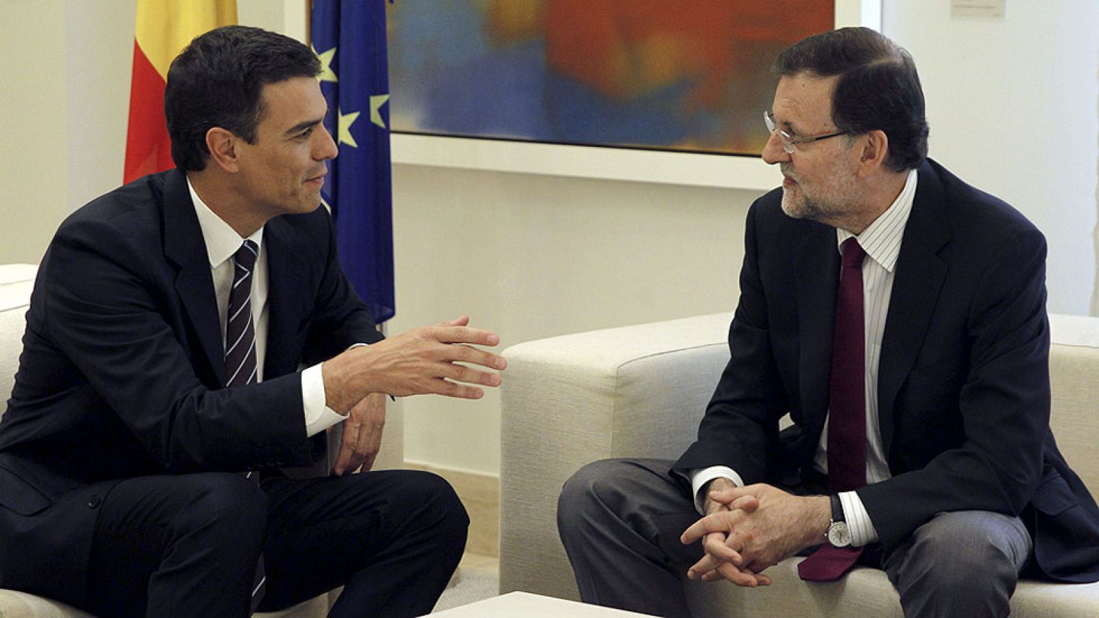 Mariano Rajoy y Pedro Sánchez se reúnen este miércoles en el Palacio de la Moncloa