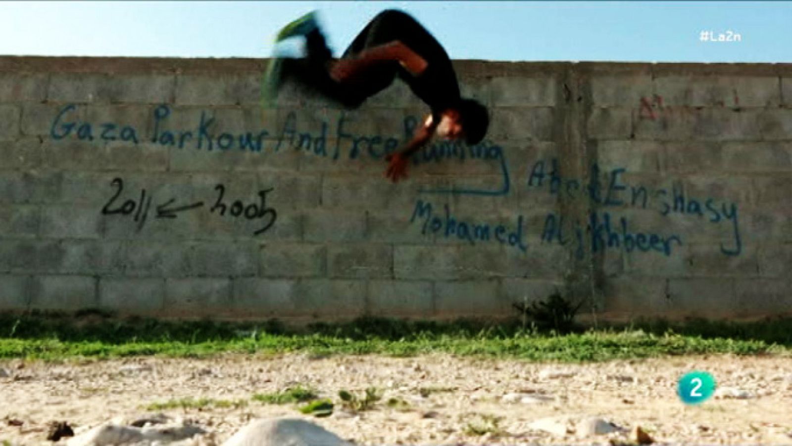 La 2 Noticias - Parkour en las ruinas de Gaza - La 2 Noticias | Ver