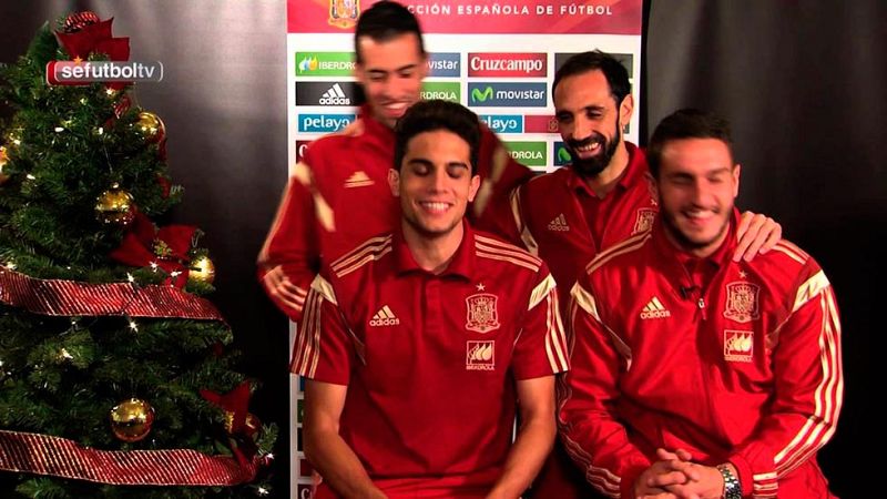 La selección envía su felicitación navideña | Ver