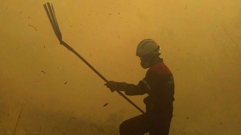 Varios focos continúan activos en Cantabria, Asturias, y Navarra