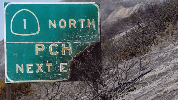 Telediario 1 - Importantes incendios en California