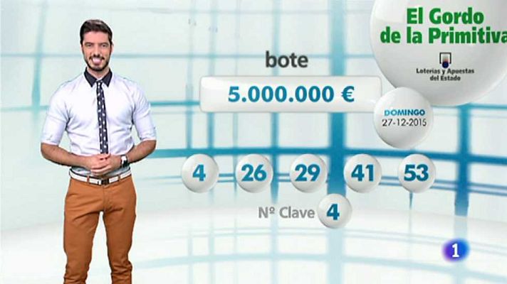 Loterías - El Gordo de la Primitiva - 27/12/15