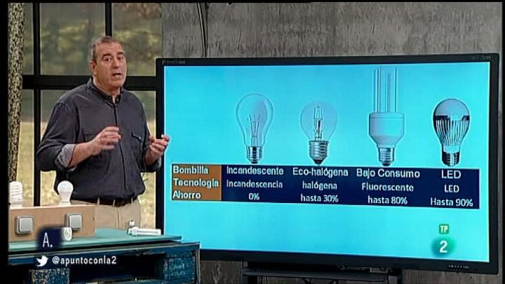 A punto con La 2 - Elegir el tipo de bombilla