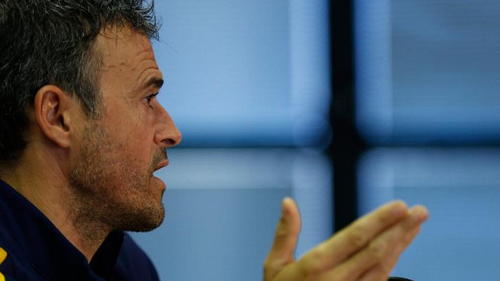 Telediario 1 - Luis Enrique se siente "optimista" con el estado físico y anímico del Barça
