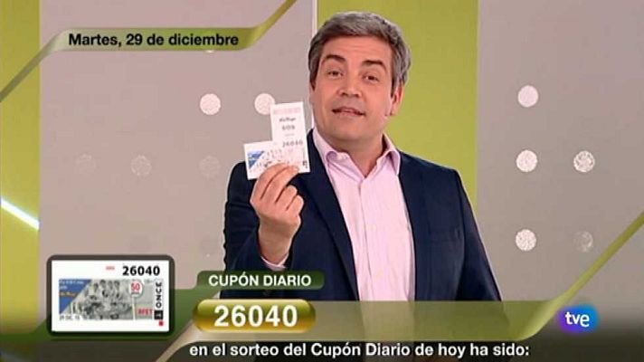 Sorteos ONCE - Sorteo ONCE - 29/12/15