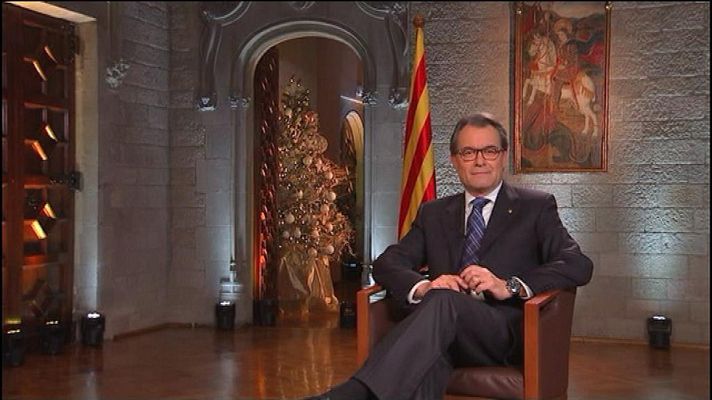 L'Informatiu - Missatge de cap d'any, Artur Mas