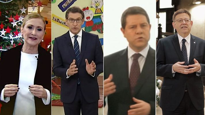 Telediario 1 - Mensajes de fin de año de presidentes autonómicos