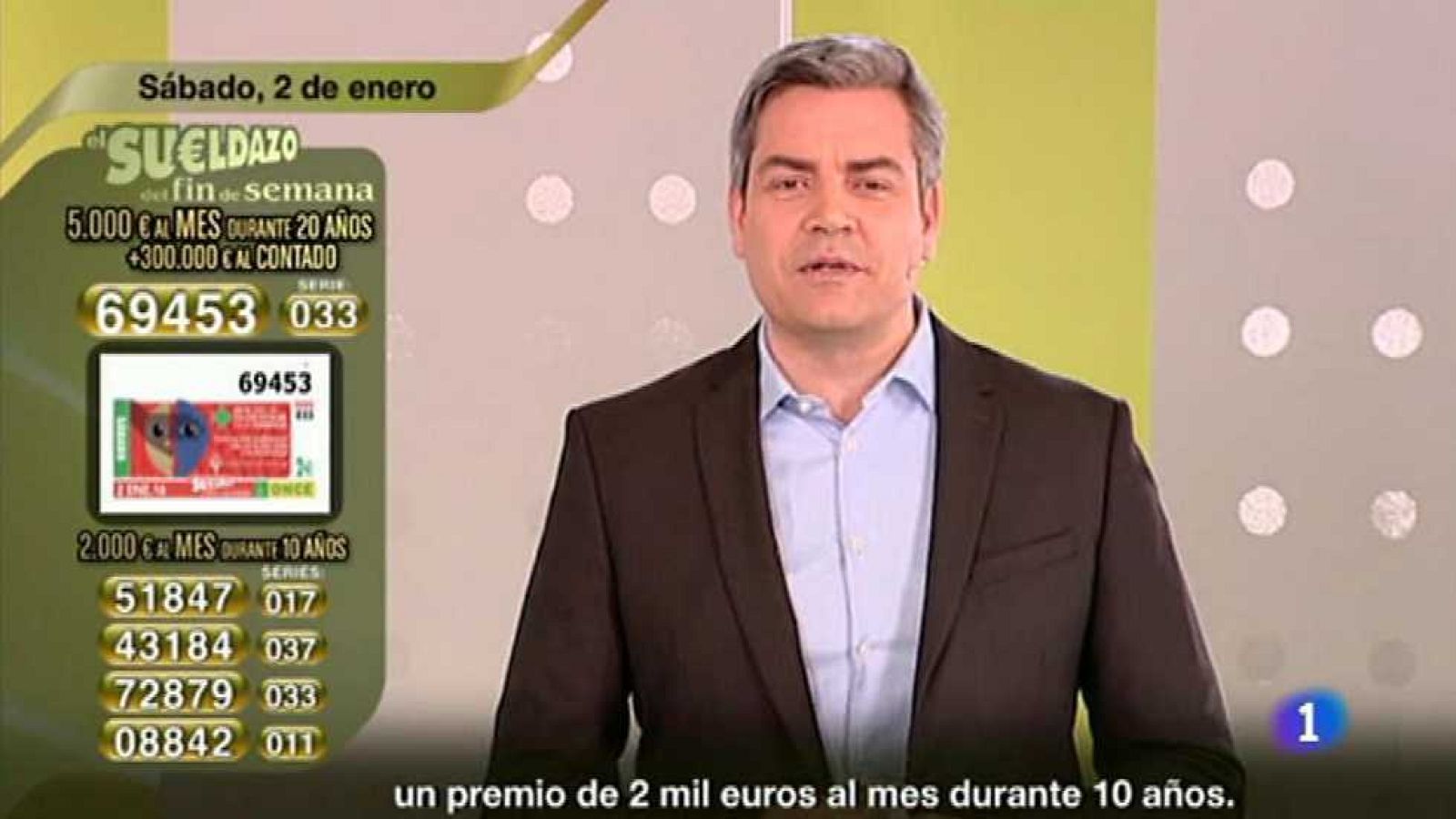 Sorteo ONCE - 02/01/16 - Ver ahora