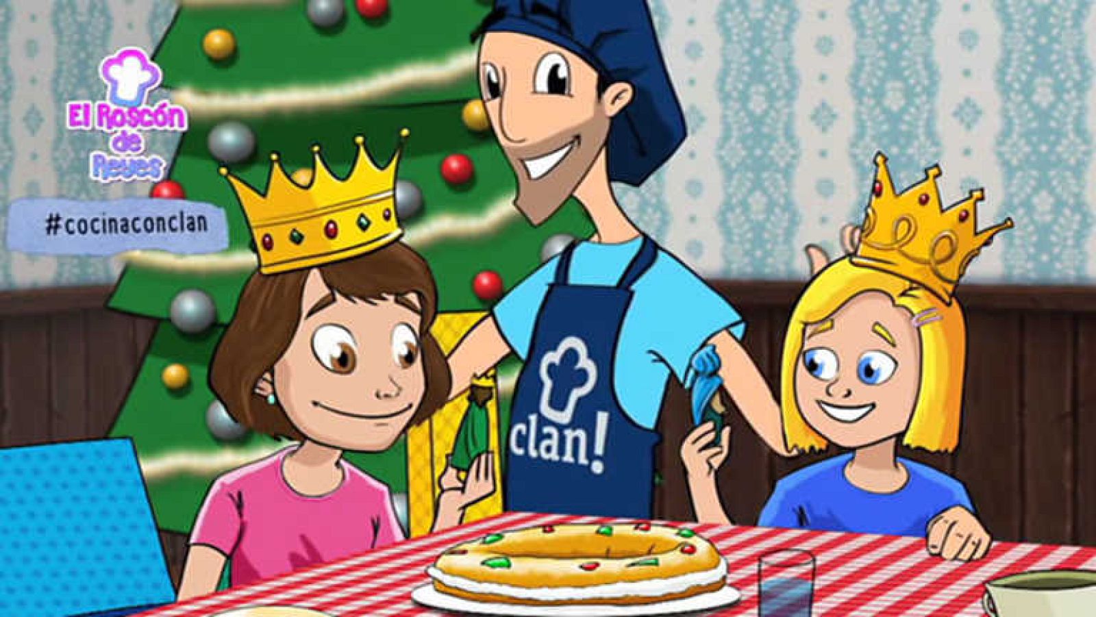 Animación - La historia del Roscón de Reyes - Cocina con Clan | Ver
