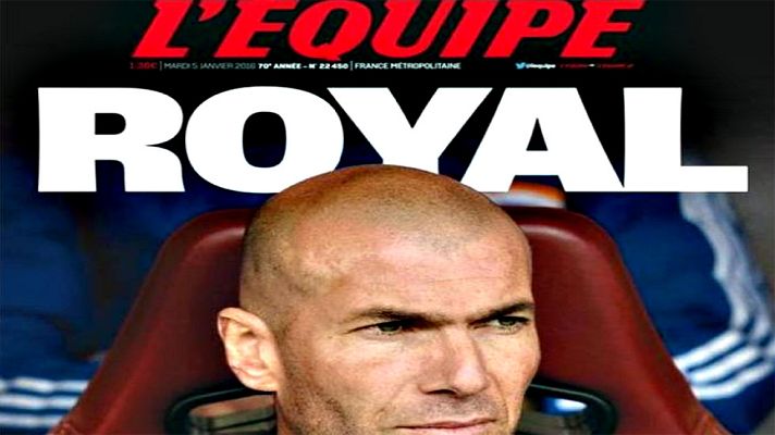 Telediario 1 - La prensa francesa, entusiasmada por Zidane