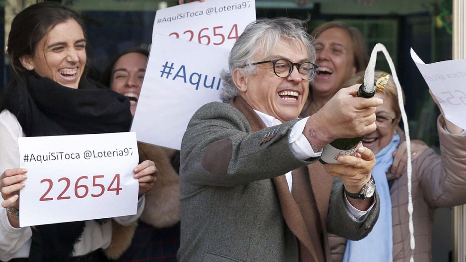 El 22.654, primer premio de loteria de El Ni�o