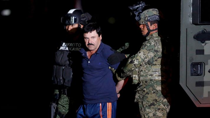 Telediario 1 - México captura al narcotraficante huido Joaquín "El Chapo" Guzman