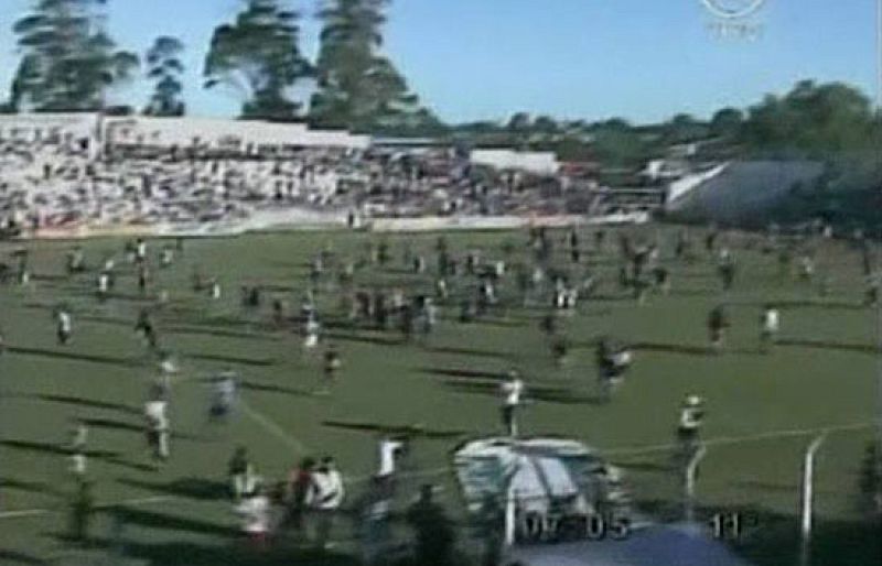 Graves incidentes en la liga uruguaya