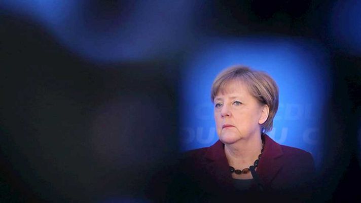 Telediario 1 - Merkel defiende endurecer la ley de asilo para los refugiados que cometan crímenes