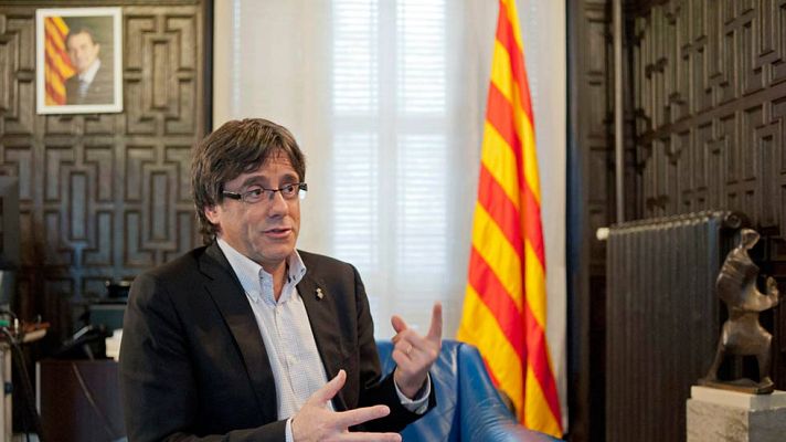 Telediario 1 - Carles Puigdemont, el periodista que presidirá el Govern