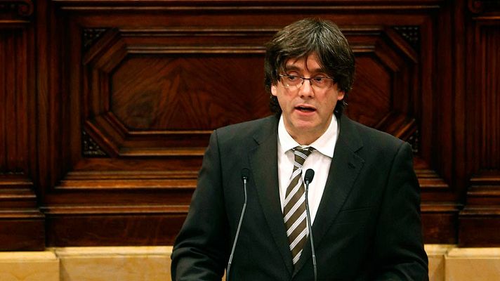 Informativo 24h - Discurso de investidura de Puigdemont