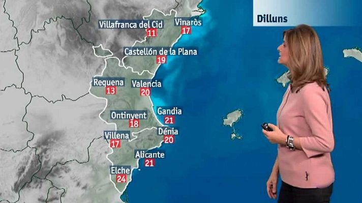 L'informatiu - Comunitat Valenciana - El tiempo en la Comunidad Valenciana - 11/01/16