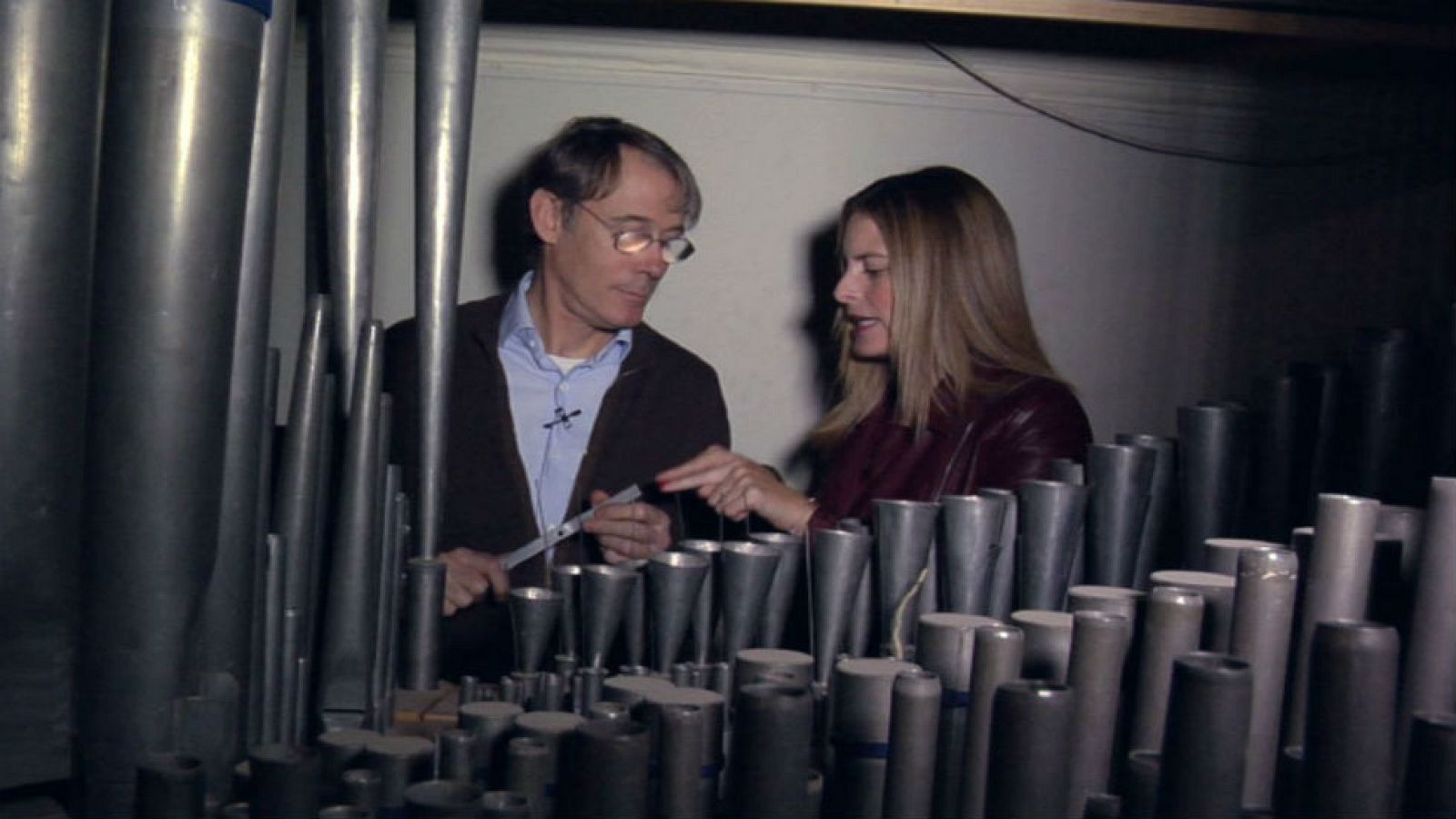 En el interior de un órgano