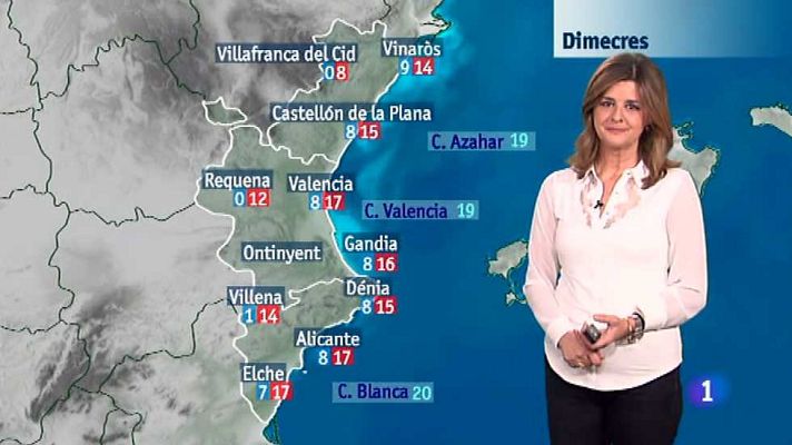 L'informatiu - Comunitat Valenciana - El tiempo en la Comunidad Valenciana - 12/01/16
