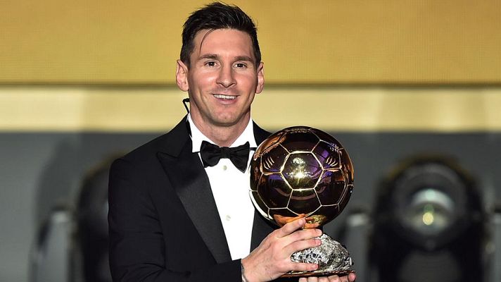 Telediario 1 - Entrevista a Leo Messi tras ganar el Balón de Oro