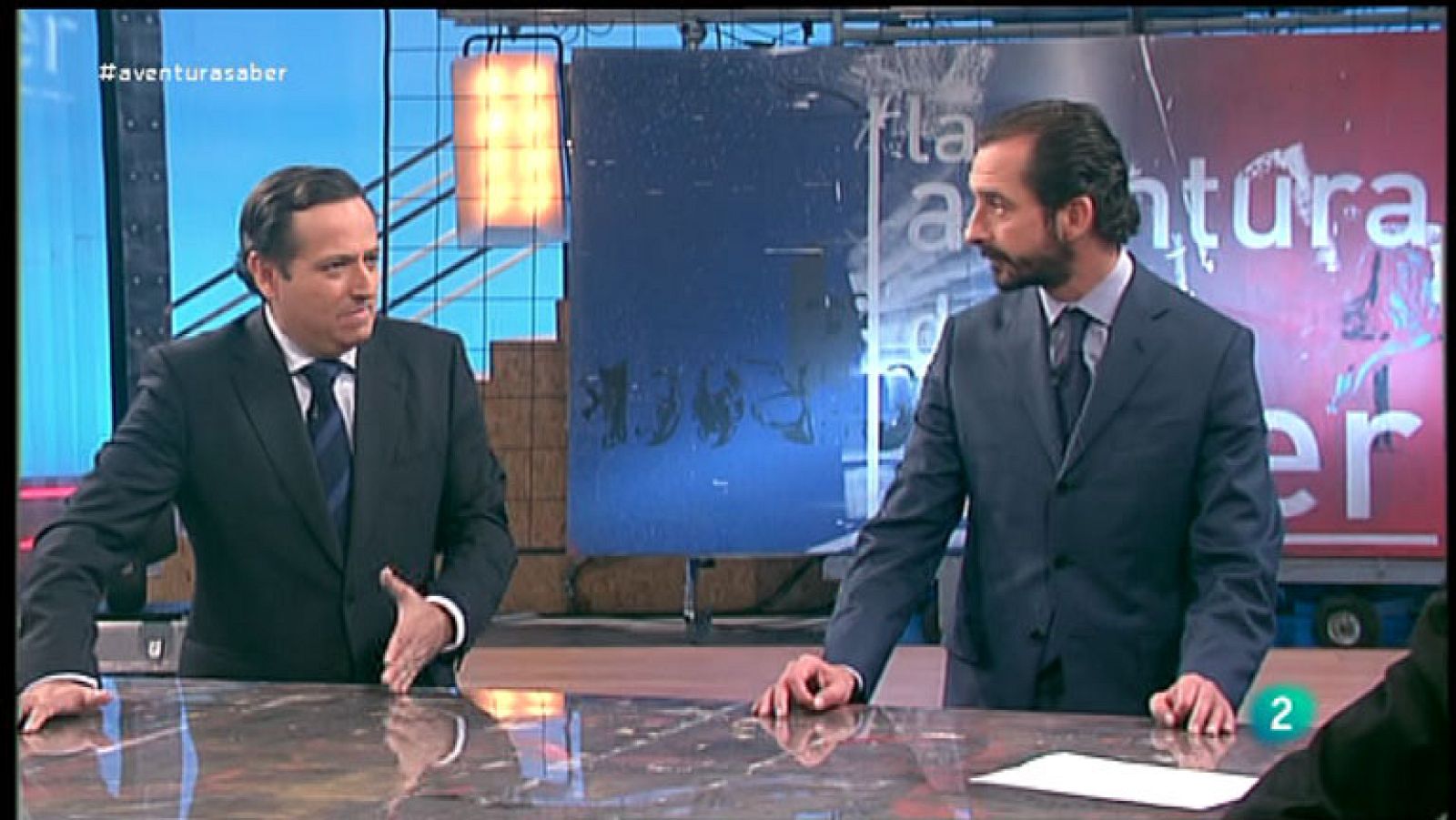 La Aventura del Saber. #ConstruyeTuEmpresa. Arturo de las Heras, Director General de CEF y UDIMA, y a Juan Pablo Lázaro, Presidente de la Confederación Empresarial de Madrid.